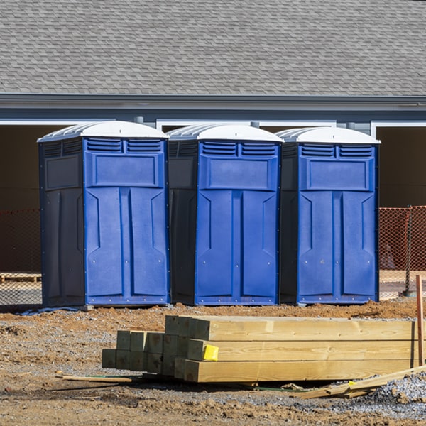 can i customize the exterior of the portable restrooms with my event logo or branding in Houlton WI